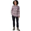 Columbia Women’s Calico Basin Flannel Long Sleeve Shirt(Snowdrift Multiplaid)