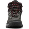 Columbia Women’s Newton Ridge Plus Waterproof Amped Hiking Boot(Black/Poppy Red)