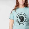 FJALLRAVEN Kånken Art Logo tee W Short Sleeve T-Shirt Women(Sky Blue)