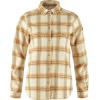 Fjällräven Ovik Heavy Flannel Women’s Shirts Long Sleeve(Chalk White-dune Beige)