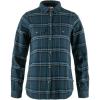 Fjällräven Ovik Heavy Flannel Women’s Shirts Long Sleeve(Indigo Blue-dark Navy)