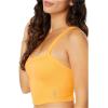Free People Womens All Clear Cami Solid(Neon Clementine)
