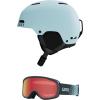 Giro Ledge Ski Helmet – Snowboarding Helmet for Men, Women and Youth((Combo) Matte Light Mineral – Dark Shark Light Streaker)