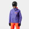 Helly-Hansen Emiko Short Shell Jacket for Women – Waterproof, Breathable Coat Ideal for Skiing and Outdoor Adventures(690 Ultra Violet)