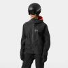 Helly-Hansen Emiko Short Shell Jacket for Women – Waterproof, Breathable Coat Ideal for Skiing and Outdoor Adventures(990 Black)