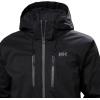 Helly-Hansen Juniper 3.0 Ski Jacket – Waterproof Winter Jacket for Men – Adjustable Hood(990 Black)