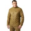 Helly-Hansen Lifaloft Insulator Ski Jacket for Men – Lightweight, Water-Resistant & Windproof with Handwarmer Pockets(718 Sepia)