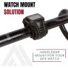KOM Cycling Bicycle Watch Mount from Garmin Forerunner Bicycle Mount Kit – Designed for Garmin Forerunner Watch Series and Other Watches