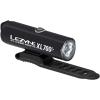 LEZYNE Classic Drive 700XL Bicycle USB Rechargeable IPX7 White LED Front Light w/Multiple Solid & Flash Modes | Integrated Versatile Strap Mount Compatible with Handlebars, 700 Lumens(Satin Black)