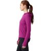 Mountain Hardwear Women’s Crater Lake Long Sleeve Hoody for Hiking, Camping, Backpacking, and Casual Wear(Berry Glow)