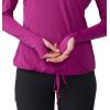 Mountain Hardwear Women’s Crater Lake Long Sleeve Hoody for Hiking, Camping, Backpacking, and Casual Wear(Berry Glow)