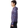 Mountain Hardwear Women’s Crater Lake Long Sleeve Hoody for Hiking, Camping, Backpacking, and Casual Wear(Berry Vivid Frequency Print)