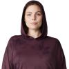 Mountain Hardwear Women’s Crater Lake Long Sleeve Hoody for Hiking, Camping, Backpacking, and Casual Wear(Blackberry Clouds Print)