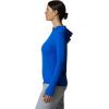 Mountain Hardwear Women’s Crater Lake Long Sleeve Hoody for Hiking, Camping, Backpacking, and Casual Wear(Bright Island Blue)
