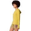 Mountain Hardwear Women’s Crater Lake Long Sleeve Hoody for Hiking, Camping, Backpacking, and Casual Wear(Bright Olive)