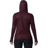 Mountain Hardwear Women’s Crater Lake Long Sleeve Hoody for Hiking, Camping, Backpacking, and Casual Wear(Cocoa Red Wildcat Print)