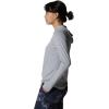 Mountain Hardwear Women’s Crater Lake Long Sleeve Hoody for Hiking, Camping, Backpacking, and Casual Wear(Glacial)