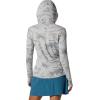 Mountain Hardwear Women’s Crater Lake Long Sleeve Hoody for Hiking, Camping, Backpacking, and Casual Wear(Grey Ice Crag Camo)