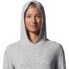 Mountain Hardwear Women’s Crater Lake Long Sleeve Hoody for Hiking, Camping, Backpacking, and Casual Wear(Grey Ice Wildcat Print)