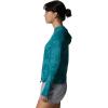 Mountain Hardwear Women’s Crater Lake Long Sleeve Hoody for Hiking, Camping, Backpacking, and Casual Wear(Palisades Scatter Dye Print)