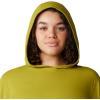 Mountain Hardwear Women’s Crater Lake Long Sleeve Hoody for Hiking, Camping, Backpacking, and Casual Wear(Python Green)