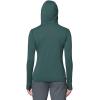 Mountain Hardwear Women’s Crater Lake Long Sleeve Hoody for Hiking, Camping, Backpacking, and Casual Wear(Verve)