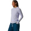 Mountain Hardwear Women’s Crater Lake Long Sleeve Hoody for Hiking, Camping, Backpacking, and Casual Wear(Vinca)