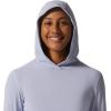 Mountain Hardwear Women’s Crater Lake Long Sleeve Hoody for Hiking, Camping, Backpacking, and Casual Wear(Vinca)
