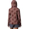 Mountain Hardwear Women’s Crater Lake Long Sleeve Hoody for Hiking, Camping, Backpacking, and Casual Wear(Washed Raisin Geo Print)