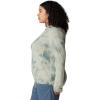 Mountain Hardwear Women’s Crater Lake Long Sleeve Hoody for Hiking, Camping, Backpacking, and Casual Wear(White Sage Clouds Print)