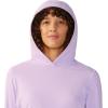 Mountain Hardwear Women’s Crater Lake Long Sleeve Hoody for Hiking, Camping, Backpacking, and Casual Wear(Wisteria)