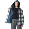 Mountain Hardwear Women’s Plusher Microchill Lined Shirt(Asiatic Blue Ombre Buffalo Check)