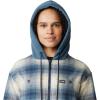 Mountain Hardwear Women’s Plusher Microchill Lined Shirt(Asiatic Blue Ombre Buffalo Check)