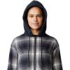 Mountain Hardwear Women’s Plusher Microchill Lined Shirt(Black Ombre Buffalo Check)