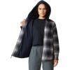 Mountain Hardwear Women’s Plusher Microchill Lined Shirt(Black Ombre Buffalo Check)