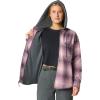 Mountain Hardwear Women’s Plusher Microchill Lined Shirt(Dark Daze Ombre Buffalo Check)