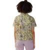 Mountain Hardwear Womens Trail Sender Short Sleeve(Mantis Green Floral Print)
