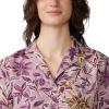 Mountain Hardwear Womens Trail Sender Short Sleeve(Pink Moonstone Floral Print)
