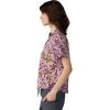Mountain Hardwear Womens Trail Sender Short Sleeve(Pink Moonstone Floral Print)