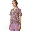 Mountain Hardwear Womens Trail Sender Short Sleeve(Warm Ash Meadows Print)