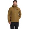 Outdoor Research Men’s Foray 3L Jacket | Waterproof, Windproof, Hooded, Long Sleeve, Standard Fit(Coyote)