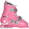 Roces IDEA UP Adjustable Ski Boots for Kids – Youth & Toddler Ski Boots with Single Buckle – Expandable Downhill Ski Boots for Growing Feet – Girls & Boys Sizes(Deep Pink/White)