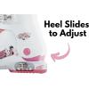 Roces IDEA UP Adjustable Ski Boots for Kids – Youth & Toddler Ski Boots with Single Buckle – Expandable Downhill Ski Boots for Growing Feet – Girls & Boys Sizes(White/Deep Pink)