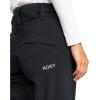 Roxy womens Backyard Snow Pant – 10k Waterproof Ski & Snowboard Pants, Pfas-free, Tailored Fit, Insulated(Onyx)