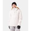Roxy womens Shelter Snowboard Jacket – 10k Waterproof Insulated Ski Jacket, Pfas-free, Hydrosmart Collar(White)