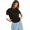 Volcom Womens Tern N Bern Short Sleeve Boyfriend Tee(Black 1)