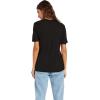 Volcom Womens Tern N Bern Short Sleeve Boyfriend Tee(Black 1)