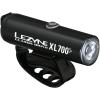 LEZYNE Classic Drive 700XL Bicycle USB Rechargeable IPX7 White LED Front Light w/Multiple Solid & Flash Modes | Integrated Versatile Strap Mount Compatible with Handlebars, 700 Lumens(Satin Black)