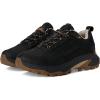 Merrell Womens Moab Speed 2 Leather Waterproof(Black)