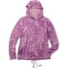 Mountain Hardwear Women’s Crater Lake Long Sleeve Hoody for Hiking, Camping, Backpacking, and Casual Wear(Lilac Glow Ink Dyed Print)